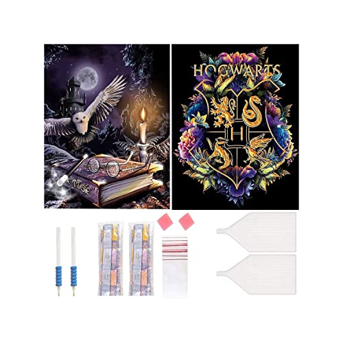 TAIANJI Diamond Painting Kit 5D Diamontpating Set Bilder mit Steinen Kleben mit Zubehör, Harry Diamond Bilder Set Groß Diamant Painting Bilder Diamant Malerei Erwachsene & Kinder von TAIANJI