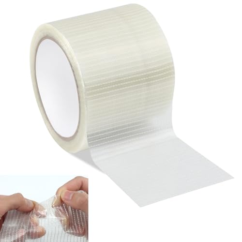 TAIANJI Panzertape Reparaturband, 200 x 8cm Klebeband Transparent Wetterfestes, Zelt Reparaturband für Segeltuch Kunststoff Reparaturband für Riss Reparatur, Markise, RV Zelt von TAIANJI