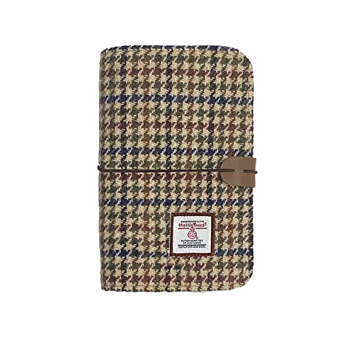 Harris Tweed A6 Notizbuch Binder 6 Ringe, Wollstoff Softcover Nachfüllbar A6 Ordner, 80 Seiten für A6 Nachfüllpapier und A6 Planer Einlagen, Notizbuch Journals zum Schreiben, A6 Größe 80 Seiten von TAILORMAP