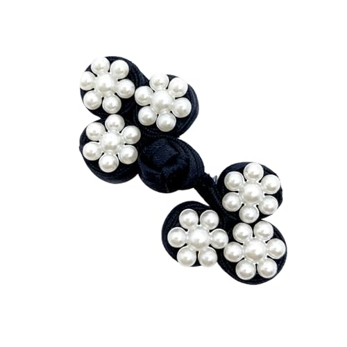 TAKOXIA Cheongsam Knöpfe mit Perlen, chinesische Knoten, handgefertigte Nähverschlüsse für Frauen von TAKOXIA