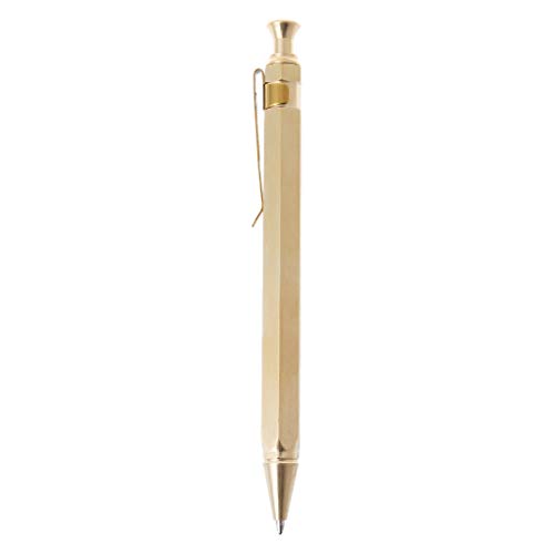 TAKOXIA Kugelschreiber, sechseckige Presse, Metall, Business-Spitze, 0,5 mm Spitze, Büro, Schule, Suppl von TAKOXIA