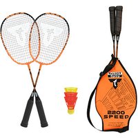 TALBOT torro® Badminton-Set schwarz, orange von TALBOT torro®