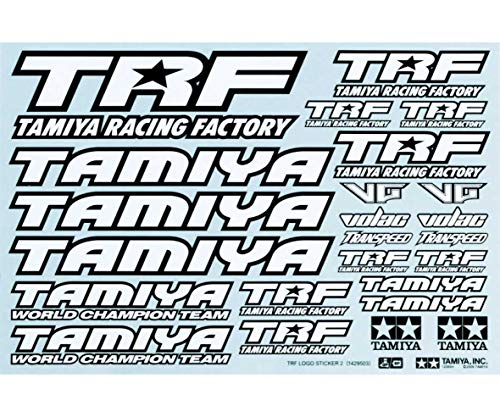 1:10 Sticker-Set TRF schwarz/weiss von TAMIYA