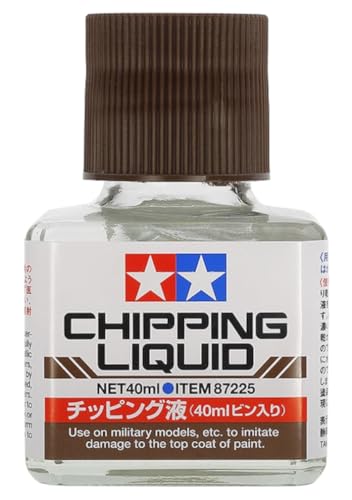 TAMIYA Chipping Flüssigkeit | Verwitterungseffekt | Inhalt: 40ml #87225 von TAMIYA