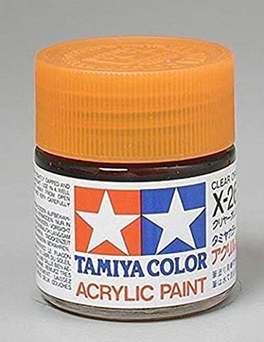 TAMIYA 81026 X-26 Klar-Orange glänzend 23ml- Lackierfarbe für Plastikmodellbau, Modellbau und Bastelzubehör, Farbe für den Modellbau von TAMIYA