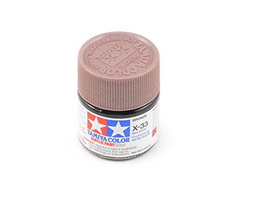 Tamiya Acrylfarbe Mini, Bronze x33 81533 von TAMIYA