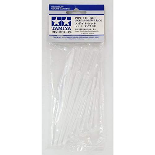 Tamiya 300087124 - Pipetten-Set, 90 x 150 mm, 6 Stück von TAMIYA