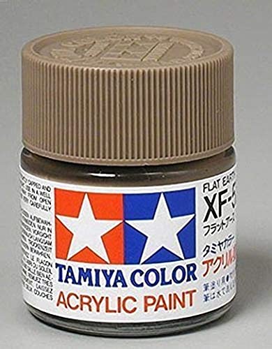 Tamiya 81352 Acrylfarbe Erde (matt) XF-52 Glasbehaelter 23ml, Xf-52 Erde Matt von TAMIYA