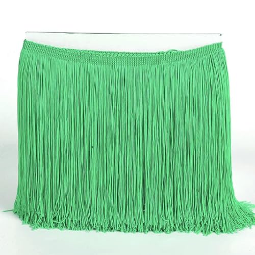 TAMTAK 1 Yard 5/10/15/20/30CM Fransenspitze Quaste Polyester Spitzenbesatz Band Lateintanzrock Vorhangfransen zum Nähen DIY Zubehör von TAMTAK