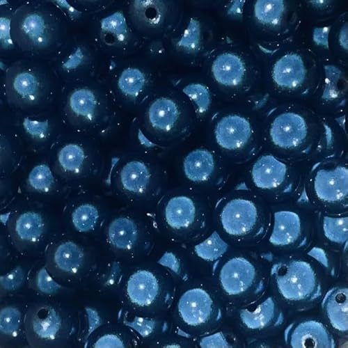 TAMUNI 100/200/300 Stück reflektierende Perlen 3D-Illusion Wunderperlen 4–30 mm Stickerei Acrylperlen für die Schmuckherstellung hübsch unter Licht von TAMUNI