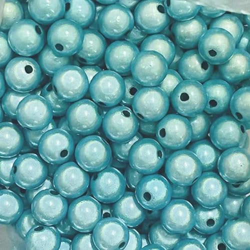 TAMUNI 100/200/300 Stück reflektierende Perlen 3D-Illusion Wunderperlen 4–30 mm Stickerei Acrylperlen für die Schmuckherstellung hübsch unter Licht von TAMUNI