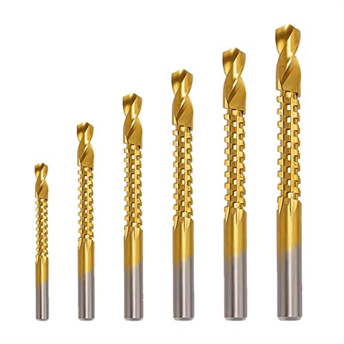 6 stücke Kobaltbohrer-Set-Spiralschraube Metrik-Verbund-Hahn-Bohrer-Tap-Twist-Bohrer-Set zum Schneiden von Bohrpolieren(6PCS 3-8mm) von TANGJIANCHENG