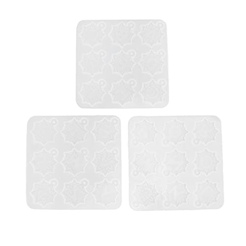 3 Piece Silicone Set for DIY Epoxyresin resins Pendants, Featuring 26 Letters for originality Drop Glue Crafting, Ideal for Making Unique Gifts, Includes Detailed Lace Patt von TANIQIACA