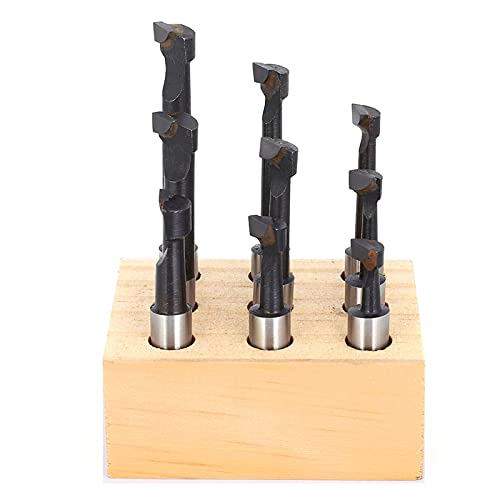 9-teiliges Bohrfräser-Set vom Typ F1, 3/8-Zoll-CNC-Fräswerkzeug-Set, Hochgeschwindigkeitsstahl-Drehmaschinenteile, präzise gefertigt, lange Lebensdauer, einfach auszutauschen, für von TANIQIACA