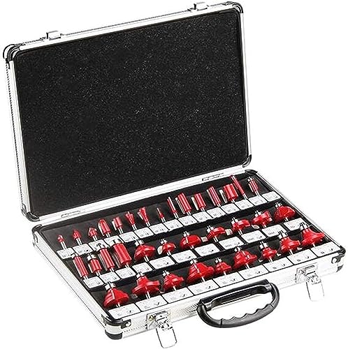 Cobalt-Bohrer-Set, Werkzeuge, 35-teilig, 6 mm, Schaft, Router, Profi-Bit-Set, Holzbearbeitung, Wolframcarbid, Fräsen mit Aufbewahrungsbox aus Metall, Bohrer-Set von TANKUAI