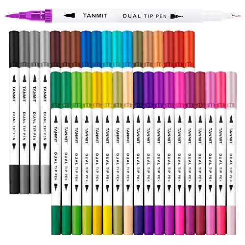 36 Dual Spitze Pinsel Stifte Art Marker von TANMIT