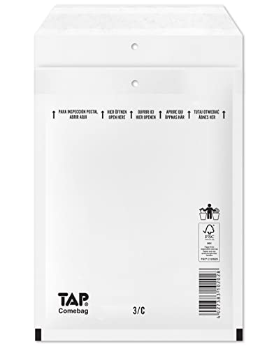 TAP Comebag 81020200 Luftpolster-Versandtaschen weiß von aroFOL