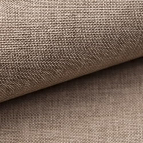 TAPHICEROS Leinenstoff, Dunkelbeige 1000cm x 148cm, Dekostoff Polsterstoff Meterware Leinen Leinwandstoff Stoff Strukturstoff für Möbelstoff Vorhangstoff Sofa Stuhl DIY Kissen Tischdecken von TAPHICEROS