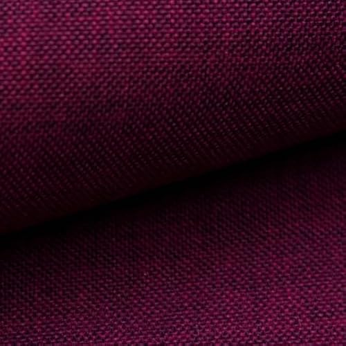 TAPHICEROS Leinenstoff Dekostoff Polsterstoff Meterware Leinen Leinwandstoff Stoff Strukturstoff für Möbelstoff Vorhangstoff Sofa Stuhl DIY Kissen Tischdecken | Violet 1000cm x 148cm von TAPHICEROS