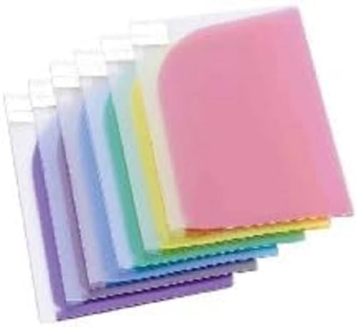 Tarifold A4 farbige Dokumentenmappe mit 4 Klappen – sortiert (6 Stück) von TARIFOLD