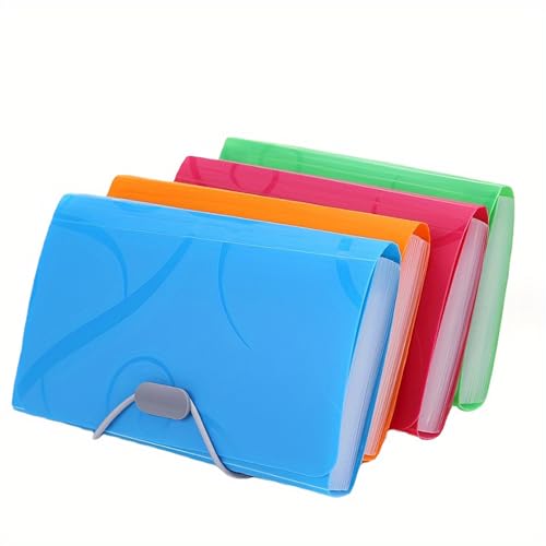 Paper Organizer Ordner Bill Organizer 13-Pocket-Erweiterungsdateikoffer mit Deckung für School, Tragbares und Sicheres Etikettblatt Enthalten (C-1) von TARSHYRY