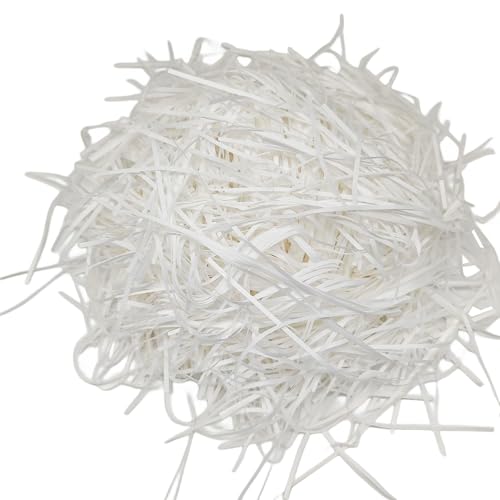 200g Raffiabast, Füllmaterial Geschenk, Füllmaterial Für Pakete,Geschreddertes Papier Für Geschenkbox,Festival Geschenk Dekoration Verpackung -Weiß 200g Raffiabast, Füllmaterial Geschenk, Füllmaterial Für Pakete,Geschreddertes Papier Für Geschenkbox,Festival Geschenk Dekoration Verpackung -Weiß von TASHELLS