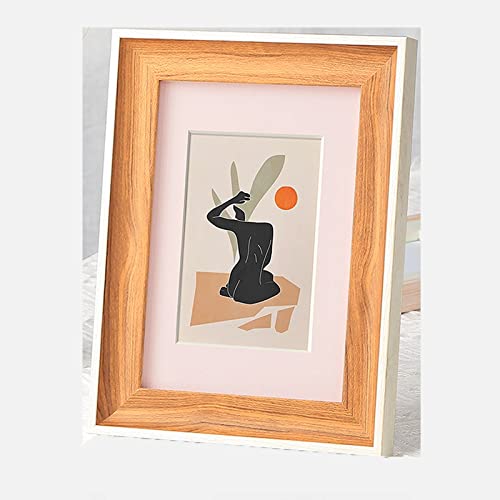 TATOS Phoframe Fotorahmen Wanddekoration Korridor Holz Bilderrahmen Foto Collage Desktop Dekoration Wandplakat Bilderrahmen(3.5 * 5inch) von TATOS