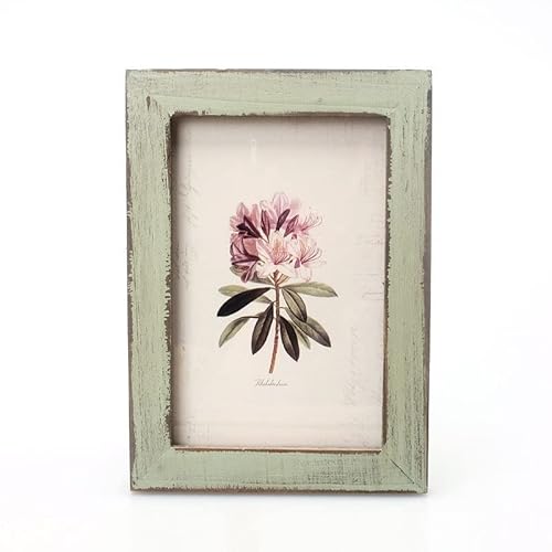 TATOS Phoframe Qualität Vintage Fotorahmen Wohnkultur Retro Holz Hochzeitspaar Empfehlungen Bilder Rahmen Geschenkverzierung mit 5 Farben Bilderrahmen(B) von TATOS