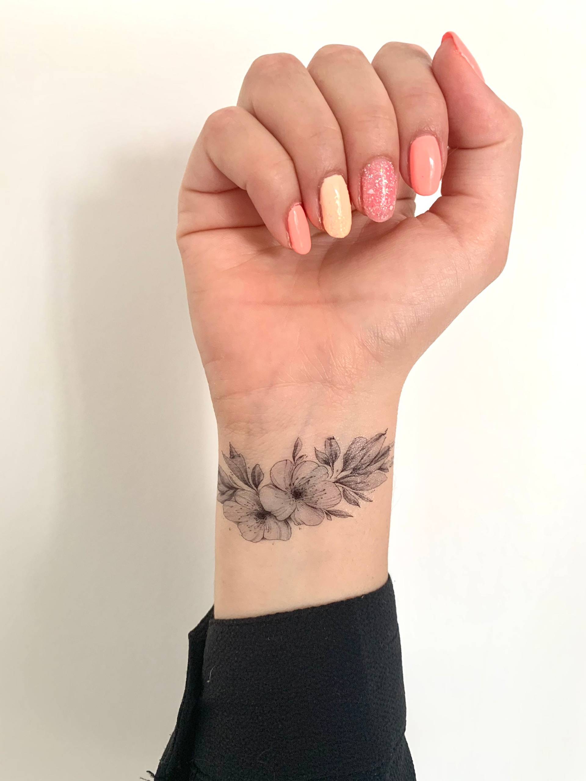 Floral I | 2Er-Set - Temporäres Tattoo von TATTOODAY