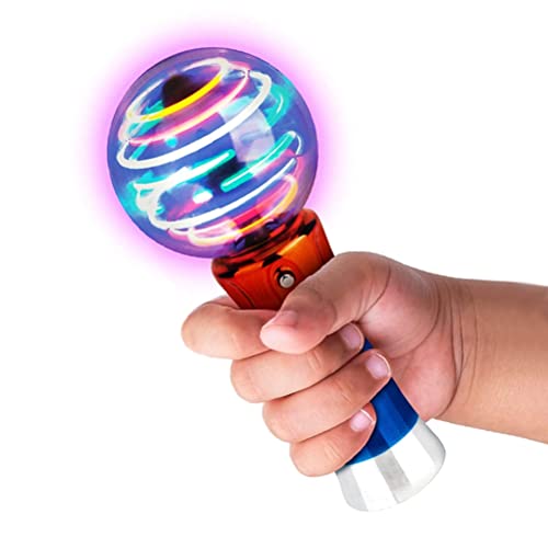 TBEONE Leuchtendes Ball-Spielzeug, leuchtender Spinnstab, Karnevalspreis blinkender LED-Stab rotierendes LED-Spielzeug, lustiger Geburtstagsparty-Gastgeschenk für Kinder von TBEONE