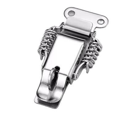 TBEWVONQ Haspenclip, 2 Stück DuckMouth-Schnallenhakenschloss, federbelasteter Knebelverschluss aus Edelstahl 304, Klemmclip, Haspenverschluss (58 mm) von TBEWVONQ