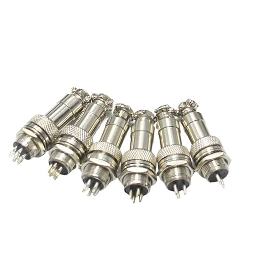 1set GX12 Male & Female Diameter 12mm Wire Panel Connector gx12 Circular Connector Socket 2/3/4/5/6/7pin(5P) von TBMRSKKN