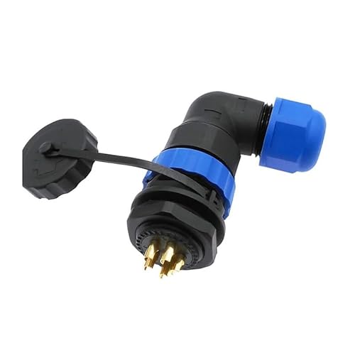 SP20 90 degree elbow waterproof connector 2pin 3/4/5/6/7/8/9/10/12/14Pin IP68 Industrial power angle connectors Control switch(7 pin) von TBMRSKKN