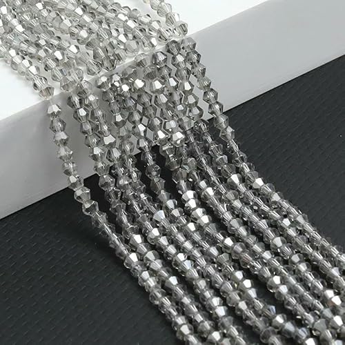 10 Stränge Bicone-Kristallglasperlen, 4,0 mm facettierte Kristallperlen-Anhänger für DIY-Armbandringe, Schmuckherstellungsset, AB-Grau, 10 Stränge, 10 Stränge, 4,0 mm 10 Stränge Bicone-Kristallglasperlen, 4,0 mm facettierte Kristallperlen-Anhänger für DIY-Armbandringe, Schmuckherstellungsset, AB-Grau, 10 Stränge, 10 Stränge, 4,0 mm von TBSKUY