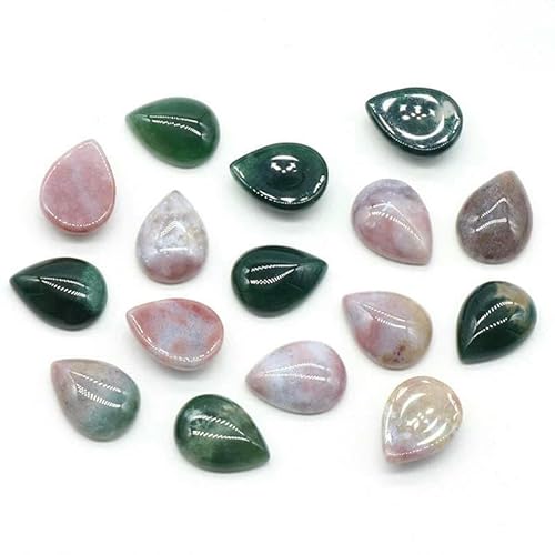 10 Stück 12 x 16 mm Wassertropfen-Edelstein-Cabochons, flache Rückseite, natürliche Energiestein-Cab-Abdeckungen ohne Loch für die Schmuckherstellung, ausgefallener Jaspis, 12 x 16 mm, 10 Stück 10 Stück 12 x 16 mm Wassertropfen-Edelstein-Cabochons, flache Rückseite, natürliche Energiestein-Cab-Abdeckungen ohne Loch für die Schmuckherstellung, ausgefallener Jaspis, 12 x 16 mm, 10 Stück von TBSKUY