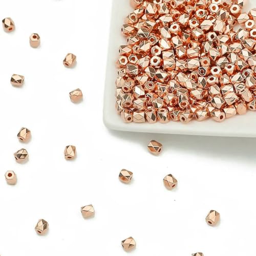 100–400 Stück goldfarbene Perlen 4,0 mm 6 mm CCB Würfel Krone Herz Anhänger Stern Abstandshalter lose Perlen für Liebesschmuck Herstellung von Armbändern DIY SQ Würfel 4,0 mm Rose-100 Stück 100–400 Stück goldfarbene Perlen 4,0 mm 6 mm CCB Würfel Krone Herz Anhänger Stern Abstandshalter lose Perlen für Liebesschmuck Herstellung von Armbändern DIY SQ Würfel 4,0 mm Rose-100 Stück von TBSKUY