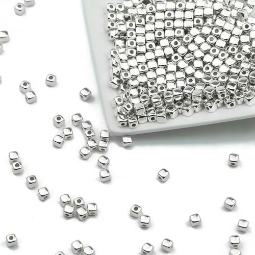 100–400 Stück goldfarbene Perlen 4,0 mm 6 mm CCB Würfel Krone Herz Anhänger Stern Abstandshalter lose Perlen für Liebesschmuck Herstellung von Armbändern DIY SR Würfel 4,0 mm Weiß K-400 Stück 100–400 Stück goldfarbene Perlen 4,0 mm 6 mm CCB Würfel Krone Herz Anhänger Stern Abstandshalter lose Perlen für Liebesschmuck Herstellung von Armbändern DIY SR Würfel 4,0 mm Weiß K-400 Stück von TBSKUY