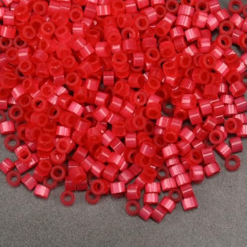 1000 Stück gebürstete Rocailles-Perlen im Katzenaugen-Design, japanische Zylinder-Rocailles-Perlen zur Herstellung von DIY-Schmuck, Stickzubehör-S2402-2,5 mm, 1000 Stück von TBSKUY