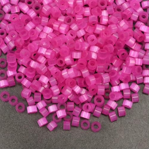 1000 Stück gebürstete Rocailles-Perlen im Katzenaugen-Design, japanische Zylinder-Rocailles-Perlen zur Herstellung von DIY-Schmuck, Stickzubehör-S2417-2,5 mm, 1000 Stück von TBSKUY