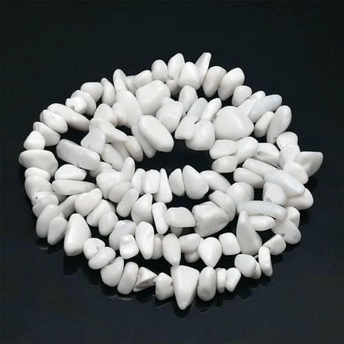 16 Zoll Natursteinperlen, Splitterperlen, 5–8 mm, unregelmäßige Kristallachat-Kiesperlen, DIY-Armband für Schmuck, HK058, weißes Porzellan, Länge ca. 39 cm 16 Zoll Natursteinperlen, Splitterperlen, 5–8 mm, unregelmäßige Kristallachat-Kiesperlen, DIY-Armband für Schmuck, HK058, weißes Porzellan, Länge ca. 39 cm von TBSKUY