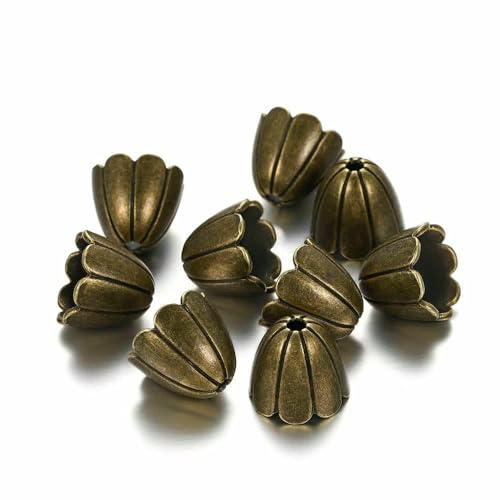 2 Stück/Los Legierung Perlenkappen Gemischte Hohlblumen Halskette Ohrringe Endperlen Kappenverbinder Für DIY Schmuckherstellung Zubehör-Antike Bronze_a 2 Stück/Los Legierung Perlenkappen Gemischte Hohlblumen Halskette Ohrringe Endperlen Kappenverbinder Für DIY Schmuckherstellung Zubehör-Antike Bronze_a von TBSKUY