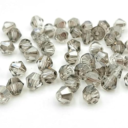 3/4/6 mm österreichische Bicone-Kristallperlen, Glasperlen, lose Abstandsperlen zur Schmuckherstellung, DIY-Armband, Halskettenzubehör, 27–3,0 mm (ca. 120 Stück) von TBSKUY