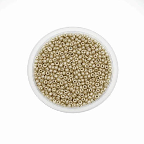 300/600 Stück 3/4,0 mm Charm-Glasperlen, tschechische Rocailles-Perlen, kleine runde lose Perlen für die Herstellung von DIY-Schmuck und Ohrringen – Khaki – 3,0 mm x 600 Stück 300/600 Stück 3/4,0 mm Charm-Glasperlen, tschechische Rocailles-Perlen, kleine runde lose Perlen für die Herstellung von DIY-Schmuck und Ohrringen – Khaki – 3,0 mm x 600 Stück von TBSKUY