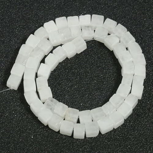 4 6 8 mm natürlicher quadratischer Steinwürfel, Tigerauge, Amazonit, Opal, Labradorit, lose Perlen zur Schmuckherstellung, DIY-Bettelarmband, 15 Zoll, weiße Jade, 4,0 mm 4 6 8 mm natürlicher quadratischer Steinwürfel, Tigerauge, Amazonit, Opal, Labradorit, lose Perlen zur Schmuckherstellung, DIY-Bettelarmband, 15 Zoll, weiße Jade, 4,0 mm von TBSKUY