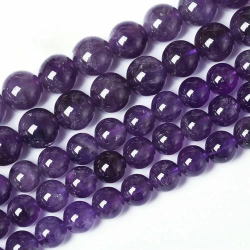 5A Qualität Naturstein Blaue Tigerauge Perlen Runde lose Perlen 6 8 10 12 mm für Schmuckherstellung DIY Bettelarmband 15" -Amethyst-6mm 59 bis 63 Stück 5A Qualität Naturstein Blaue Tigerauge Perlen Runde lose Perlen 6 8 10 12 mm für Schmuckherstellung DIY Bettelarmband 15" -Amethyst-6mm 59 bis 63 Stück von TBSKUY