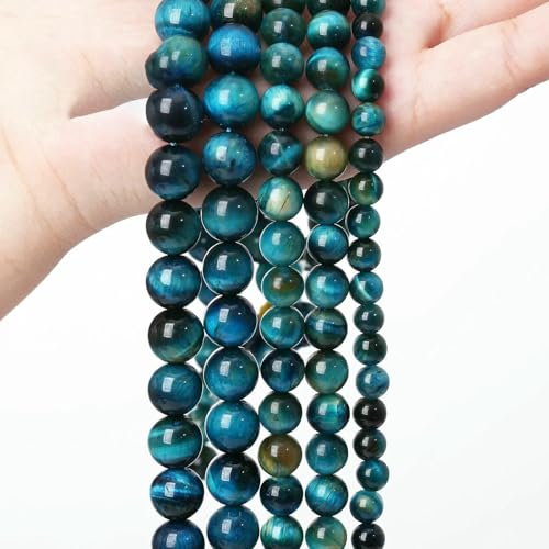 5A Qualität Naturstein Blaue Tigerauge Perlen Runde lose Perlen 6 8 10 12 mm für Schmuckherstellung DIY Bettelarmband 15" -Blaues Tigerauge_a-10 mm 36 bis 38 Stück 5A Qualität Naturstein Blaue Tigerauge Perlen Runde lose Perlen 6 8 10 12 mm für Schmuckherstellung DIY Bettelarmband 15" -Blaues Tigerauge_a-10 mm 36 bis 38 Stück von TBSKUY