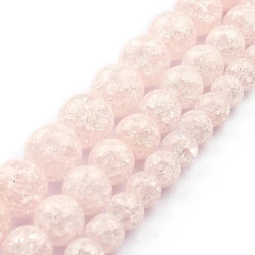 6 mm 8 mm Naturstein Rosenquarz rosa Kristall Katzenauge Howlith Jade runde lose Perlen zur Schmuckherstellung DIY Armband Großhandel-gerissener Kristall 02–8 mm ca. 46 Stück von TBSKUY