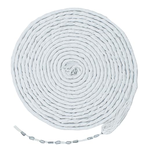 TBWBEC 6M Bleiband für Gardinen, 30g/m Bleiband für Gardinen Schwer, Vorhang Beschwerer Outdoor Glatte Aufhängung, Gardinenbeschwerer Perfekte Falten, für Indoor Outdoor Vorhang Stoffe Duschvorhang von TBWBEC