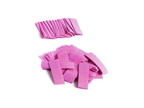 TCM FX Slowfall Konfetti, rechteckig, 55 x 18 mm, Rosa, 1 kg von TCM FX