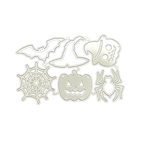 TDZTMNDNB Metall-Stanzformen, Halloween-dekorative Stanzformen für Halloween, Kartenherstellung, Scrapbooking, Album, Papier von TDZTMNDNB